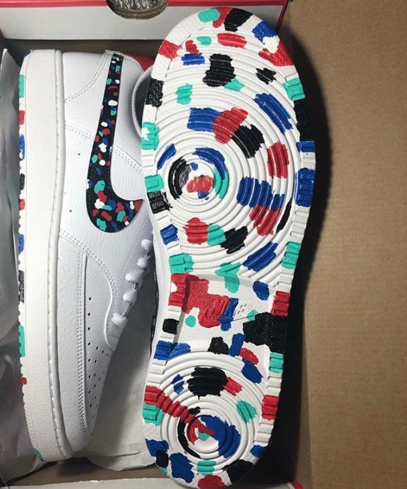 Custom Nike Court Vision Low Etsy Custom Nike Court Vision Low Etsy