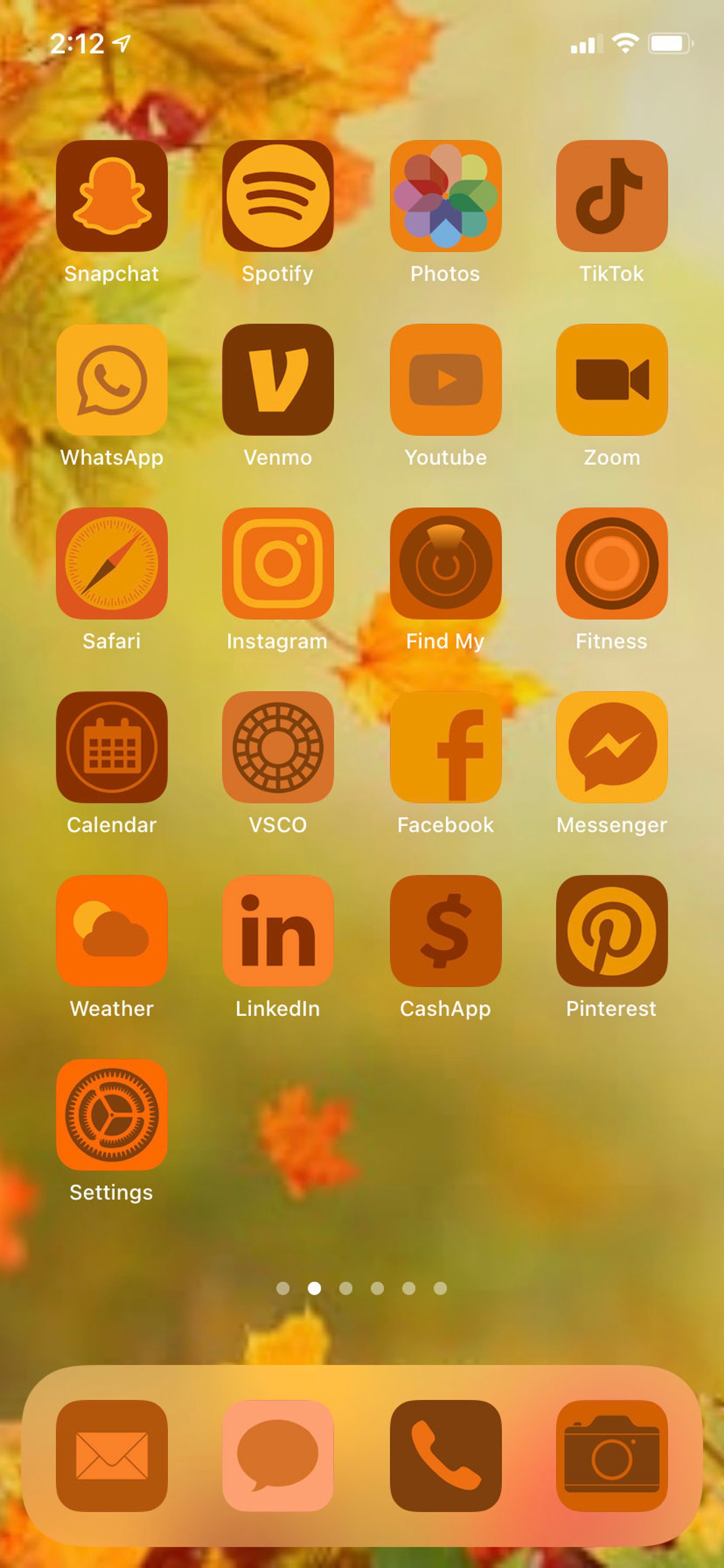 56 Iphone Home Screen Icons App Icon Covers for IOS 14 Fall | Etsy
