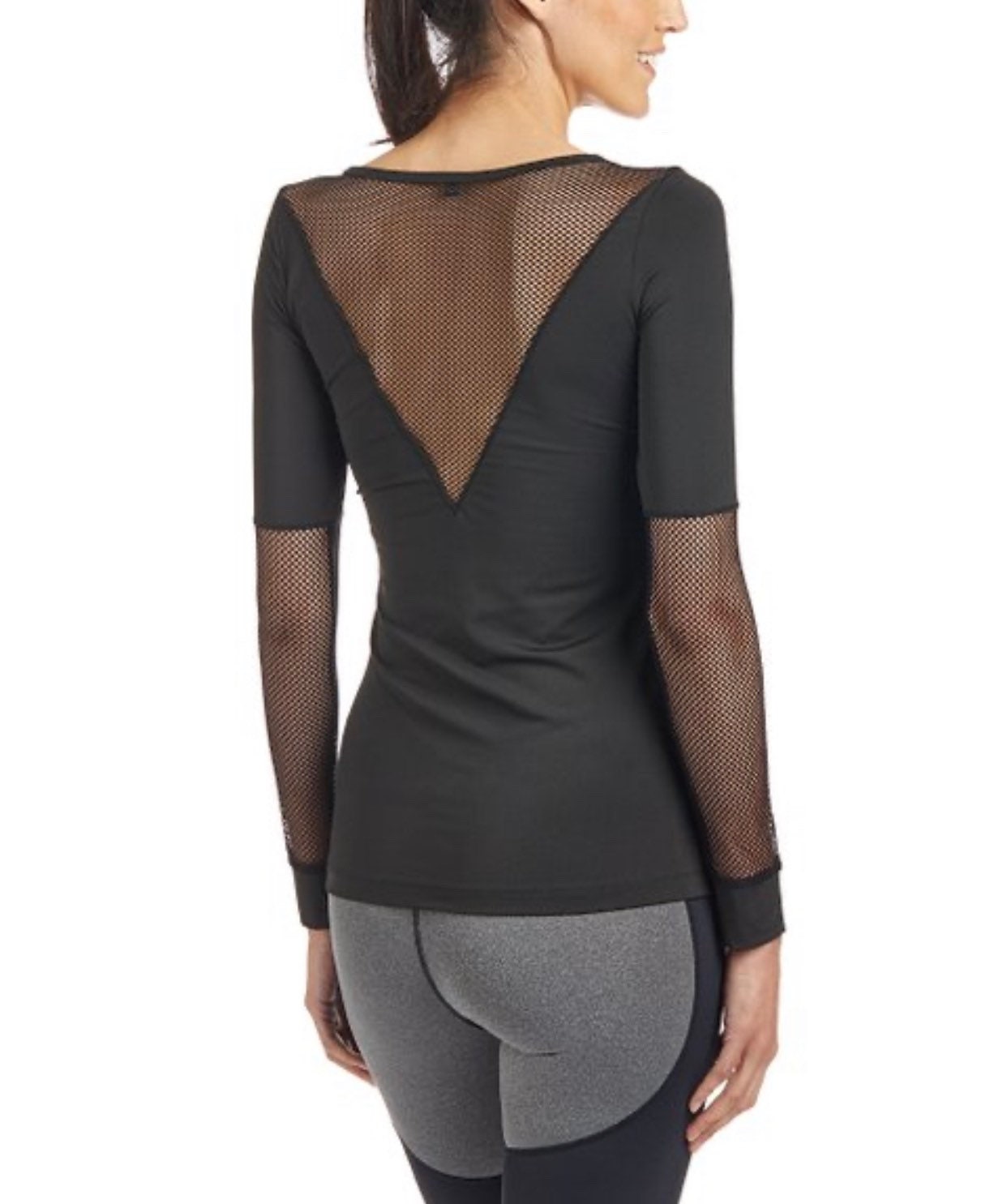 Sheer Long Sleeve Workout Top