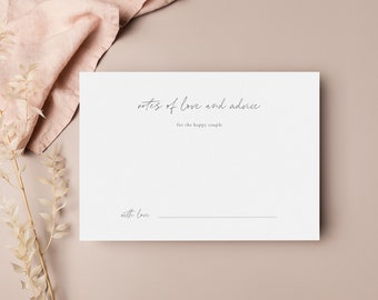 DIGITAL Guest Book Cards / Simple Modern Minimalist Classic Stationery Printable Template Instant Download 2022 Digital PDF