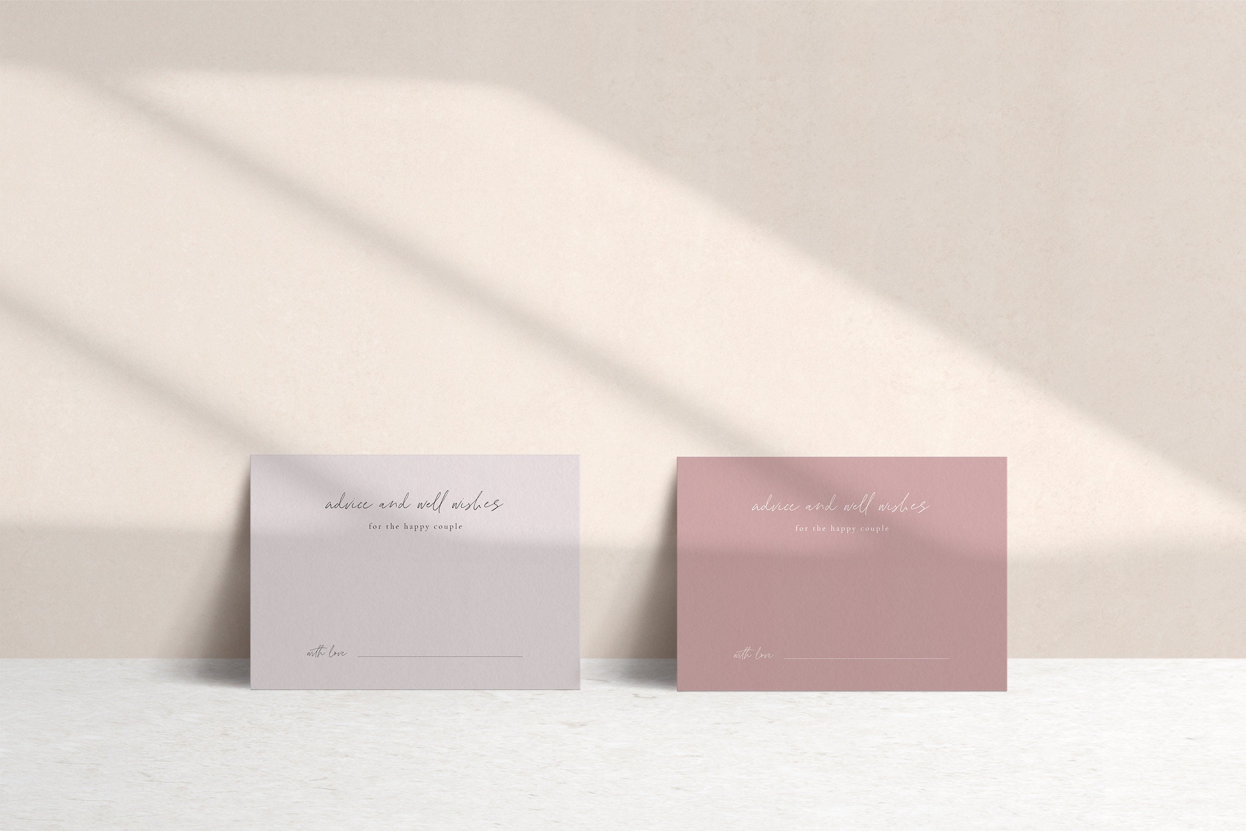 DIGITAL Guest Book Cards / Simple Modern Minimalist Classic Stationery Printable Corjl Template