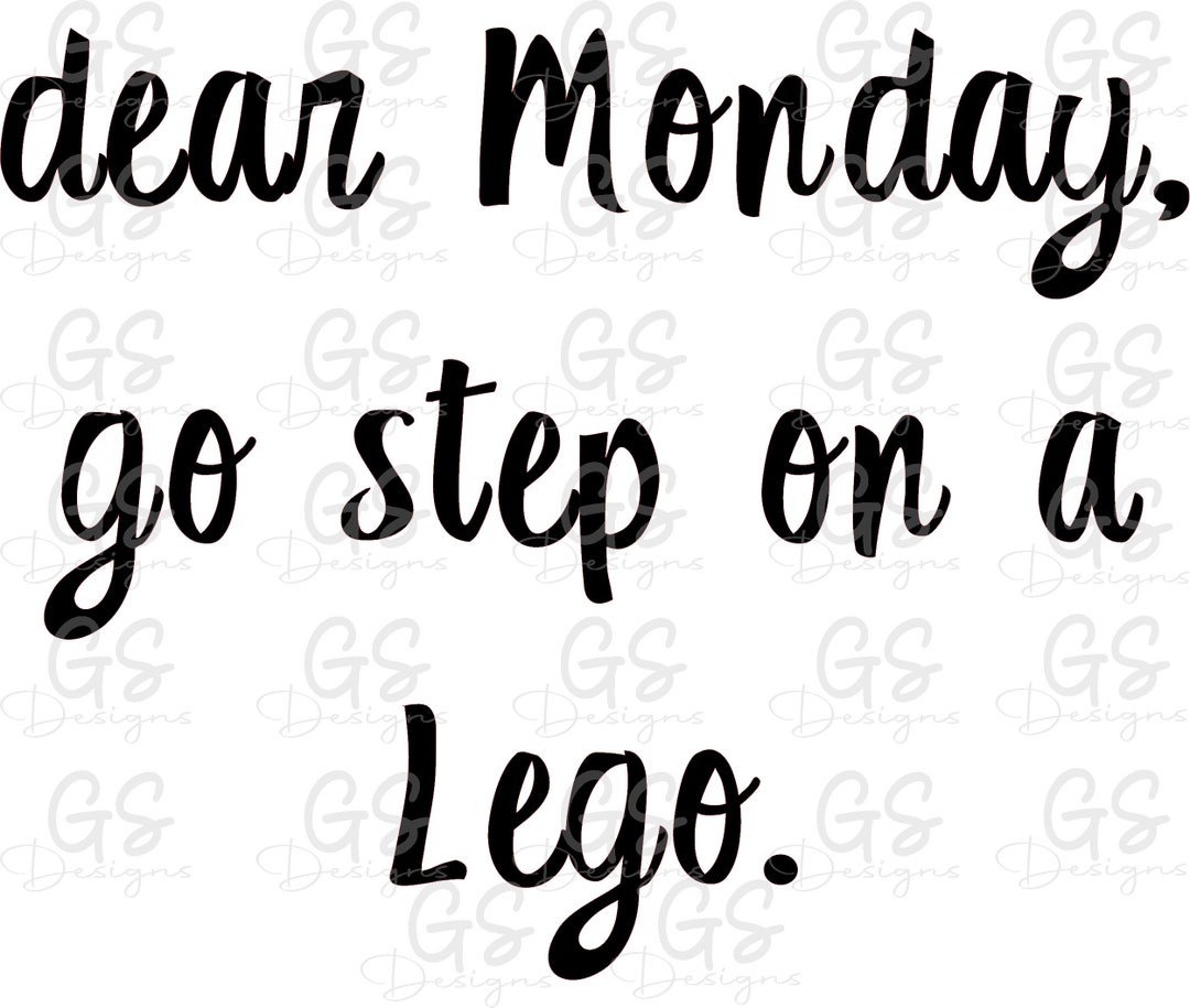 Monday step on a lego 2025