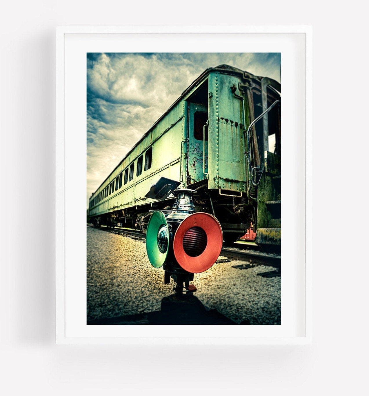 Vintage Rail Car, Train Photography, Railroad Decor, Railroad Wall Art, Railroad Photo, Train