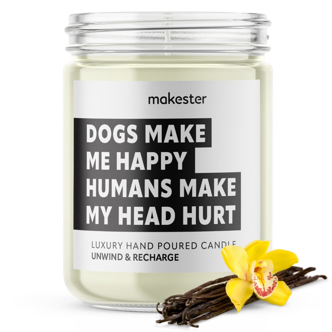 Dog Mum Gifts Candles Gifts for Women 220g Funny - Etsy