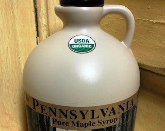 Organic Maple Syrup 1 Half Gallon