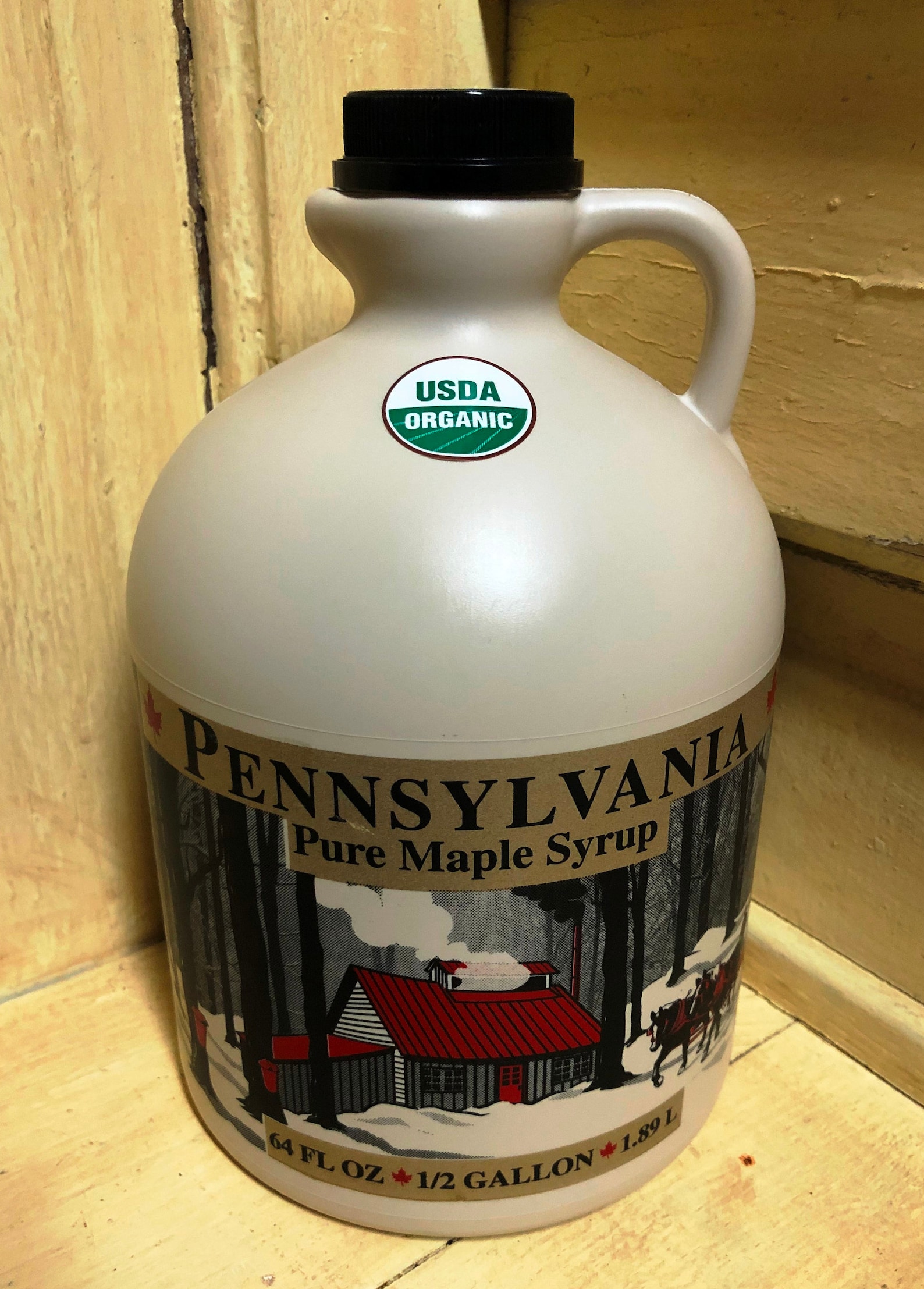 Organic Maple Syrup 1 Half Gallon Etsy