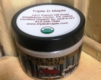 Organic Maple Cream 1/2 Pound