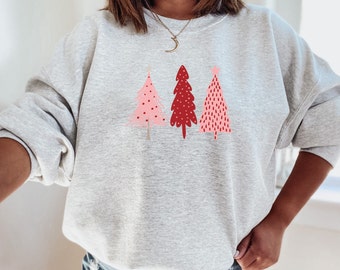 Cute Christmas Sweatshirt, Winter Christmas Crewneck, Ho Ho Ho Crewneck, Cute Christmas Trees Sweatshirt, Nutcracker Sweatshirt, Christmas