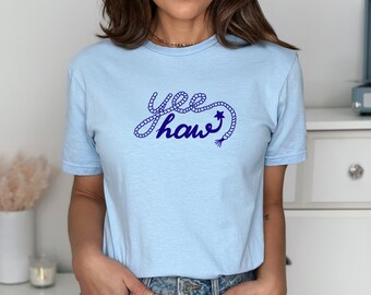 Yee Haw Nashville Tee, Western T-Shirt, Yee Haw Country Shirt, Howdy Yall Nashville Casual Shirt