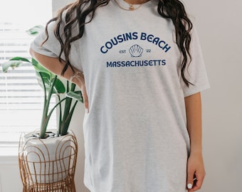 Cousins Beach T-Shirt, The Summer I Turned Pretty Inspired Shirt, TSITP Tee, Cousins Massachusetts Shirt, Trendy Summer