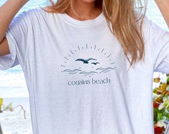 Cousins Beach Retro Beach T-Shirt, Cousins Beach Massachusetts, The Summer I Turned Pretty Inspired T-Shirt, TSITP Shirt