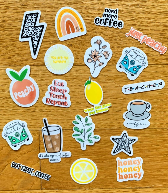 Mini Sticker Pack, Waterproof Stickers, Phone Stickers, Laptop Stickers,  Cute Mini Stickers, Mini Hydroflask Stickers, Trendy Stickers 