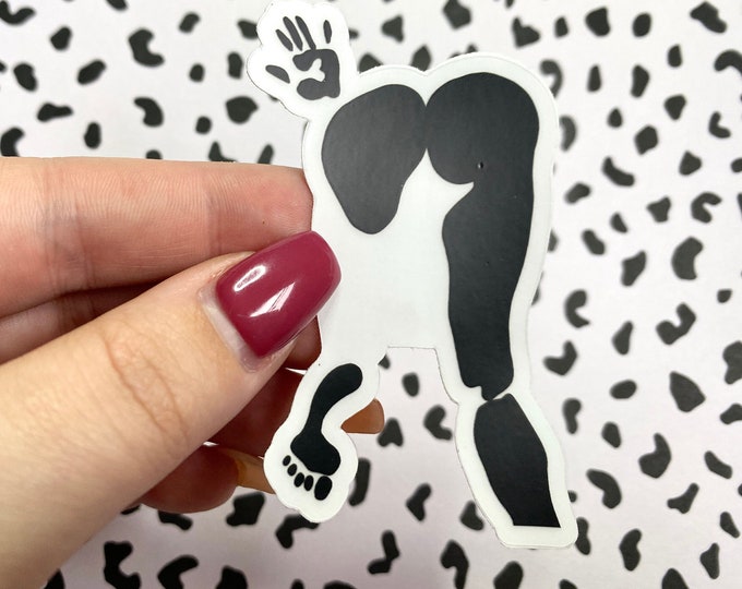 Body Painting CLEAR Vinyl Sticker | Laptop, Water Bottle, Bumper ...