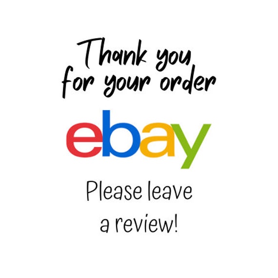 Ebay review stickers packaging stickers matte stickers Etsy