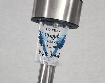 Grave solar light, Grave Memorial, Christmas Memorial, Grave Christmas Memorial, Memorial light, Heaven light, personalised solar light,