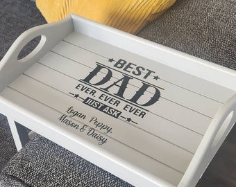 Personalised tray, fathers day gift, birthday gift, tea tray, personalised armchair tray, housewarming gift, grandad gift, gifts for him