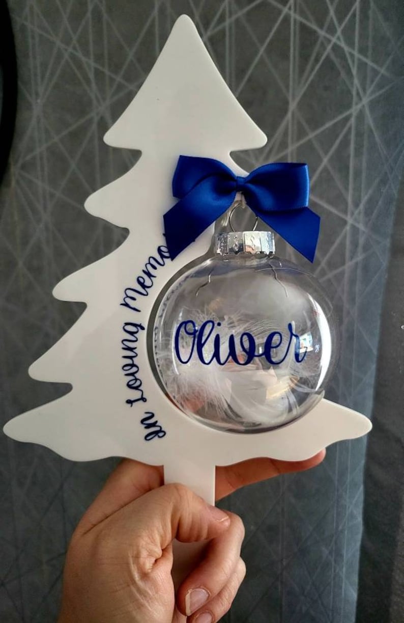 Grave Christmas Tree Grave Memorial Christmas Memorial Etsy