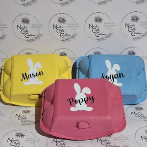 Gepersonaliseerde paaseierdoos, zoete lekkernijen, paascadeau, eierdoos, feestartikelen, paaseicadeau, invulbare doos, gepersonaliseerd paascadeau