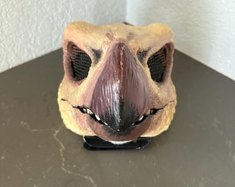 painted Dino/ bird mask