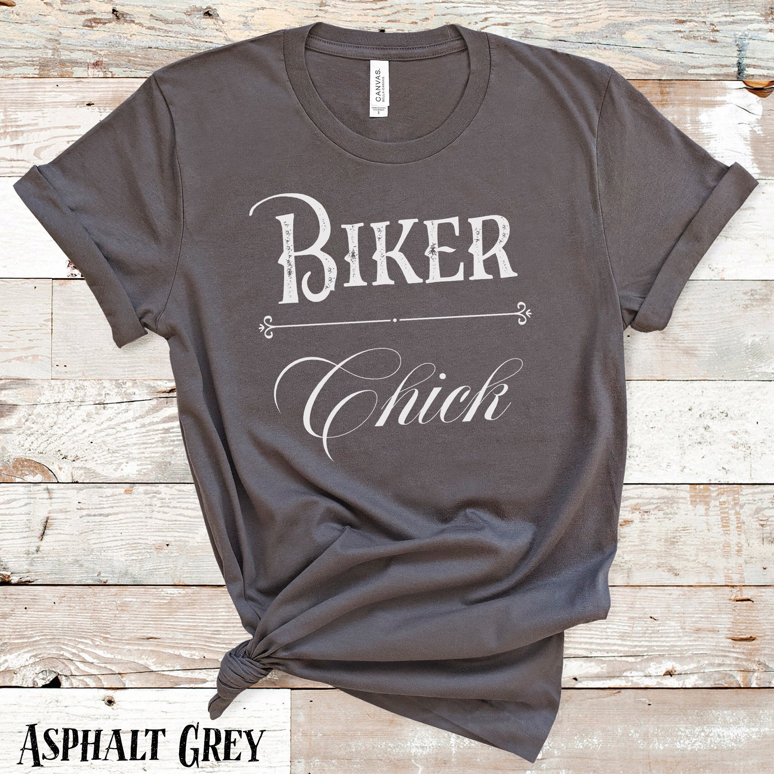 Biker Chick Tshirt Biker Motorcycle Girl Rider Lady Rider - Etsy