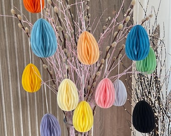 Colorful and environmentally friendly paper Easter decorations