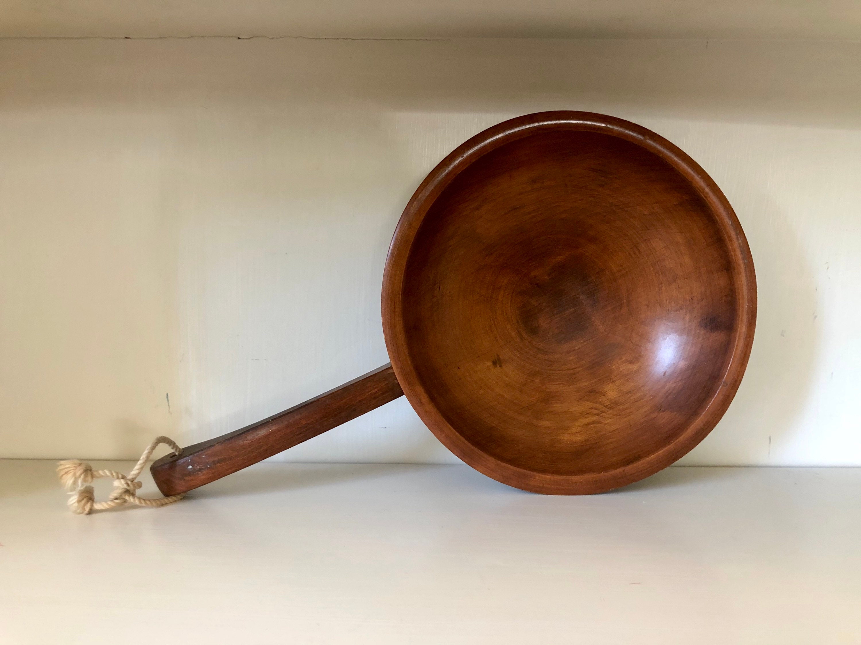 Munising Wooden Bowl Wooden Footed Bowl Wooden Bowl With Etsy