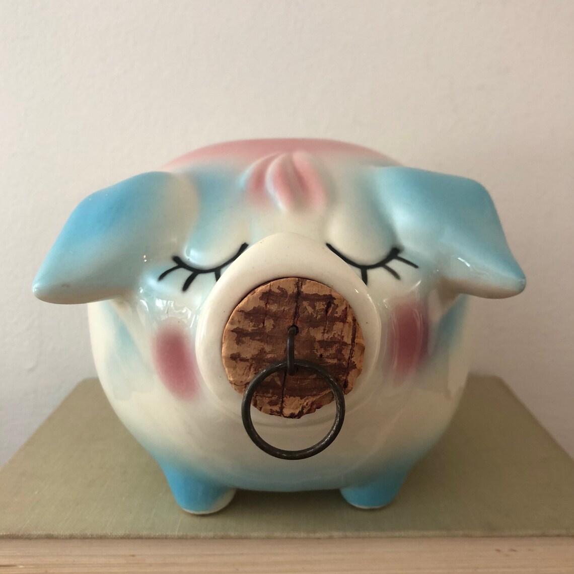 Hull Pottery Corky Pig Piggy Bank 1957 Hull Pottery Vintage Etsy