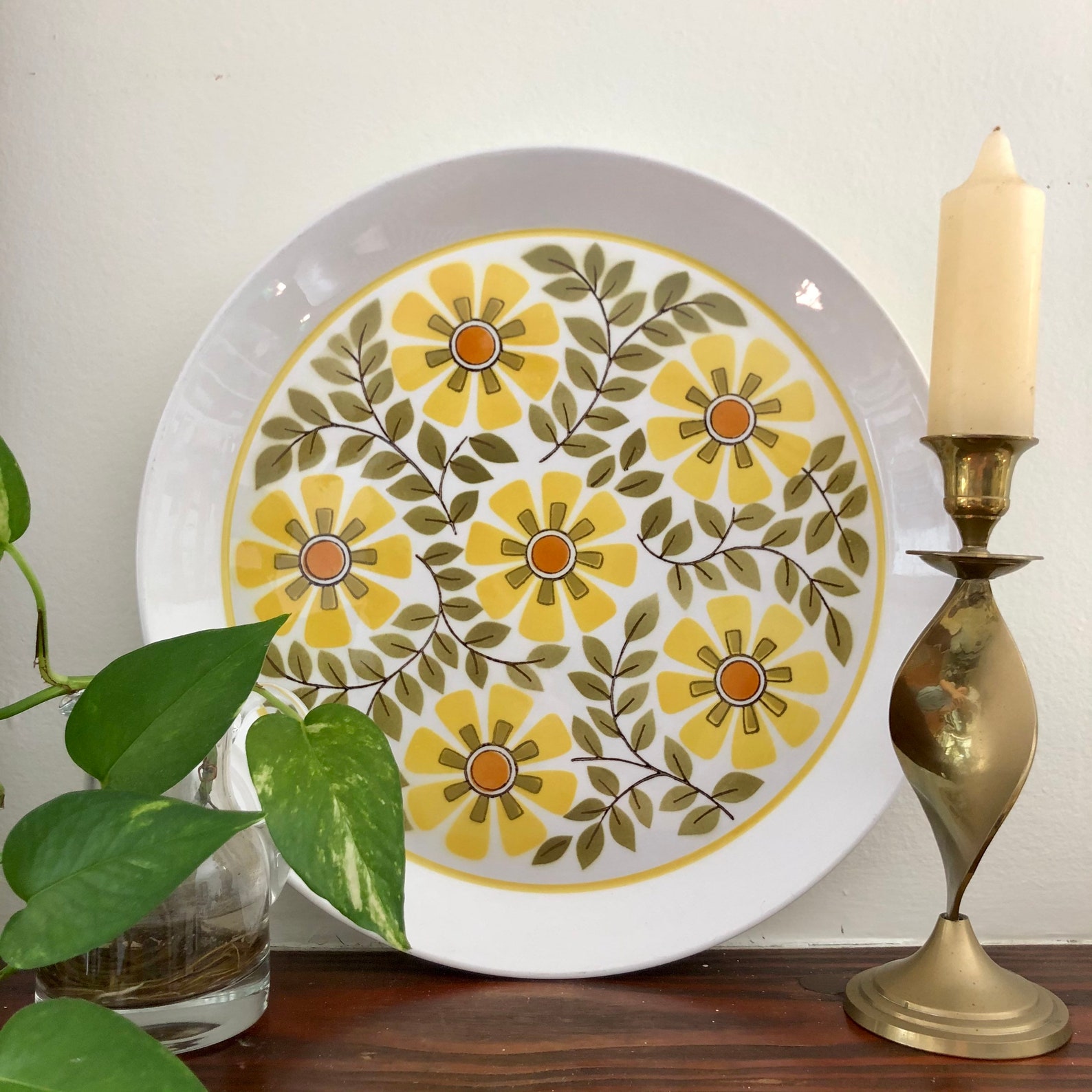 Mikasa Trellis 2526 Platter Mikasa Plate Vintage Floral Etsy