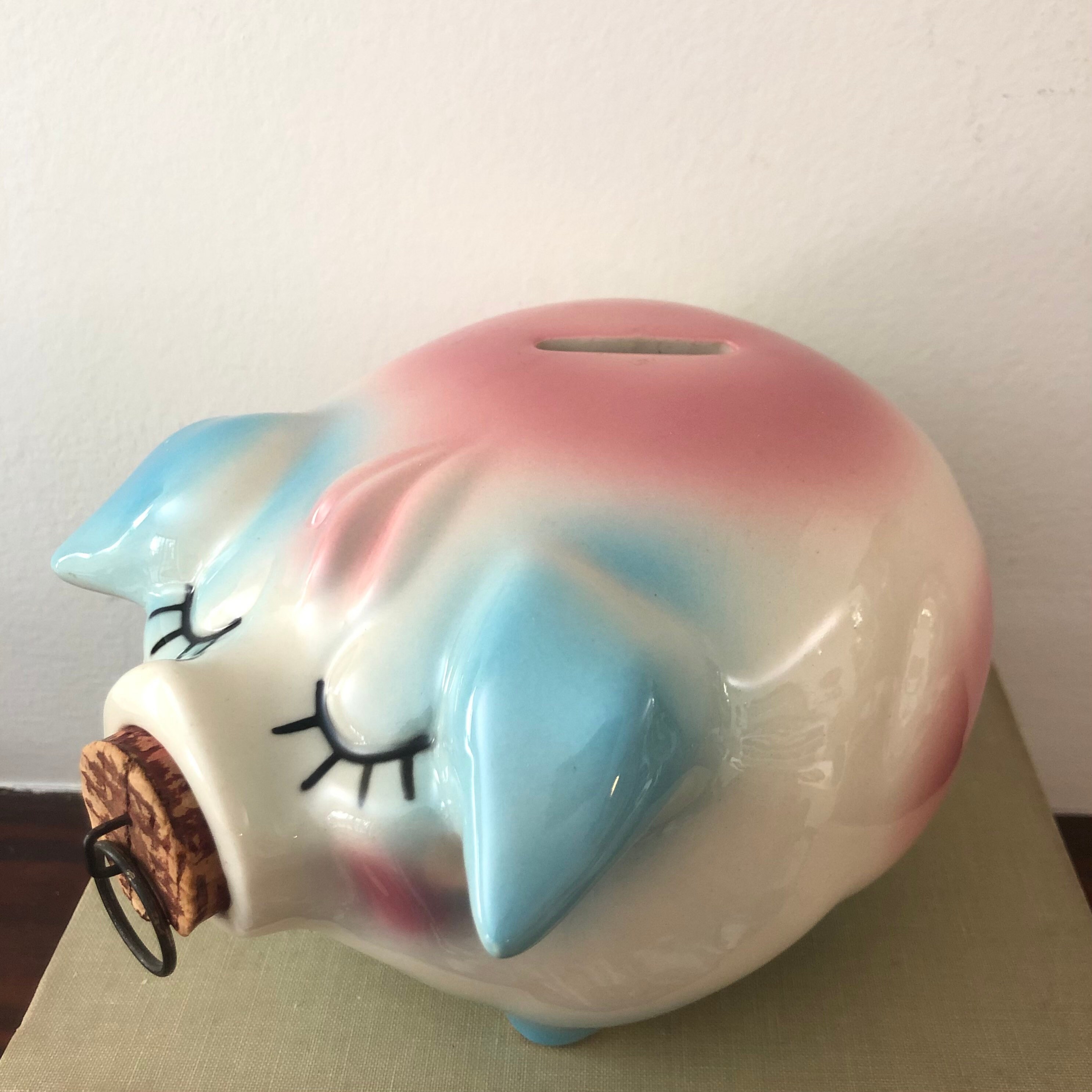 Hull Pottery Corky Pig Piggy Bank 1957 Hull Pottery Vintage Etsy