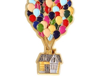 Up Balloon House Pin Disney Pixar Carl Fredricksen Ellie Fredricksen Russell