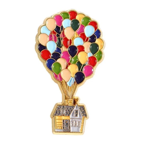 Up Balloon House Pin Disney Pixar Carl Fredricksen Ellie Fredricksen Russell