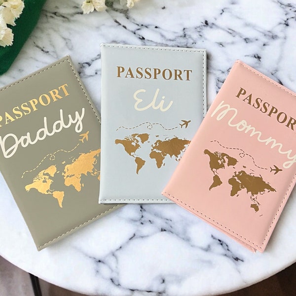 Personalised Passport Cover Case holiday/travel