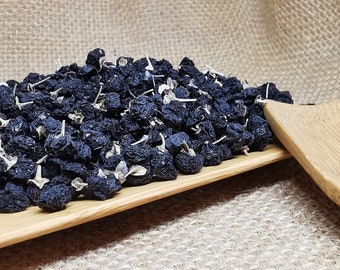 Black & Red Goji Berries - Dried Lycium for Herbal Tea, Smoothies, and Infusions