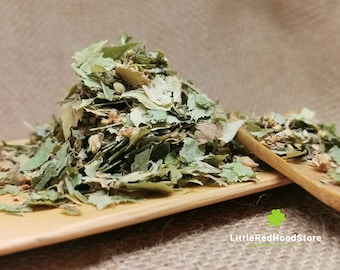 Feuilles et fleurs de tilleul - Tilia europaea coupées et tamisées pour tisanes et infusions
