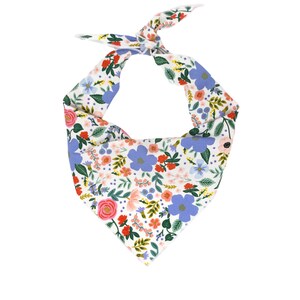Floral Dog Bandana | Tie Dog Bandana | Dog Bandana | Dog Neckwear