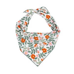 Floral Dog Bandana |  Tie Dog Bandana | Dog Bandana | Dog Neckwear | Spring Dog Bandana