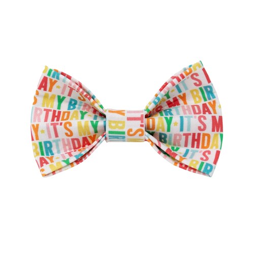 Dog Birthday Bow Tie Dog Neckwear Bow Tie Attaches to Etsy