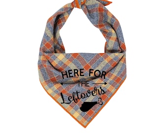 Thanksgiving Dog Bandana |  Dog Thanksgiving Bandana | Thanksgiving Bandana Dog | Dog Thanksgiving | Turkey Bandana | Tie Bandana