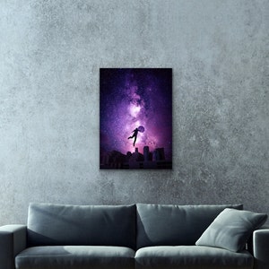 Fine Art Photography Print Wall Art - Los Angeles Night Sky Fantasy