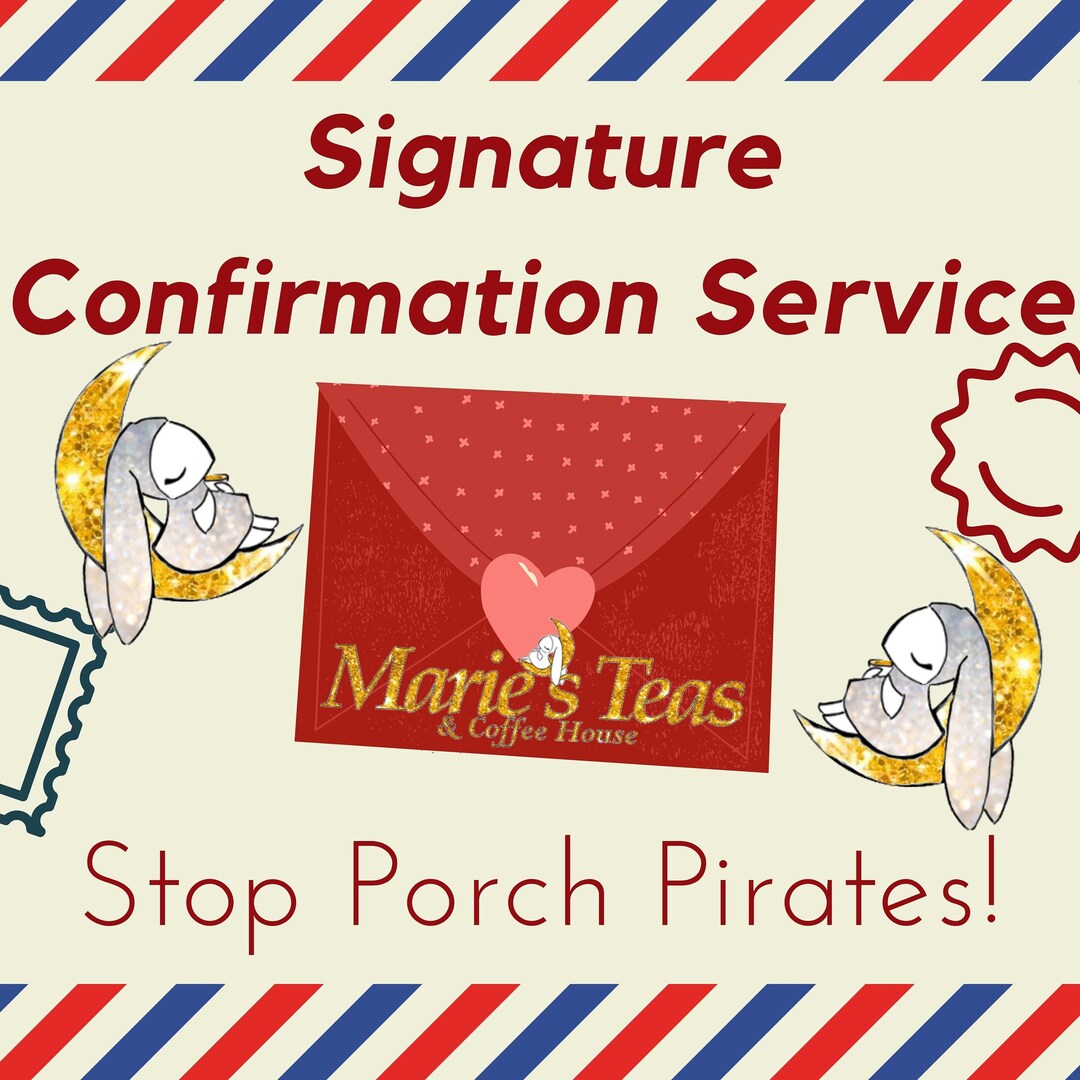 Signature Confirmation for USPS Signature Service Required Etsy