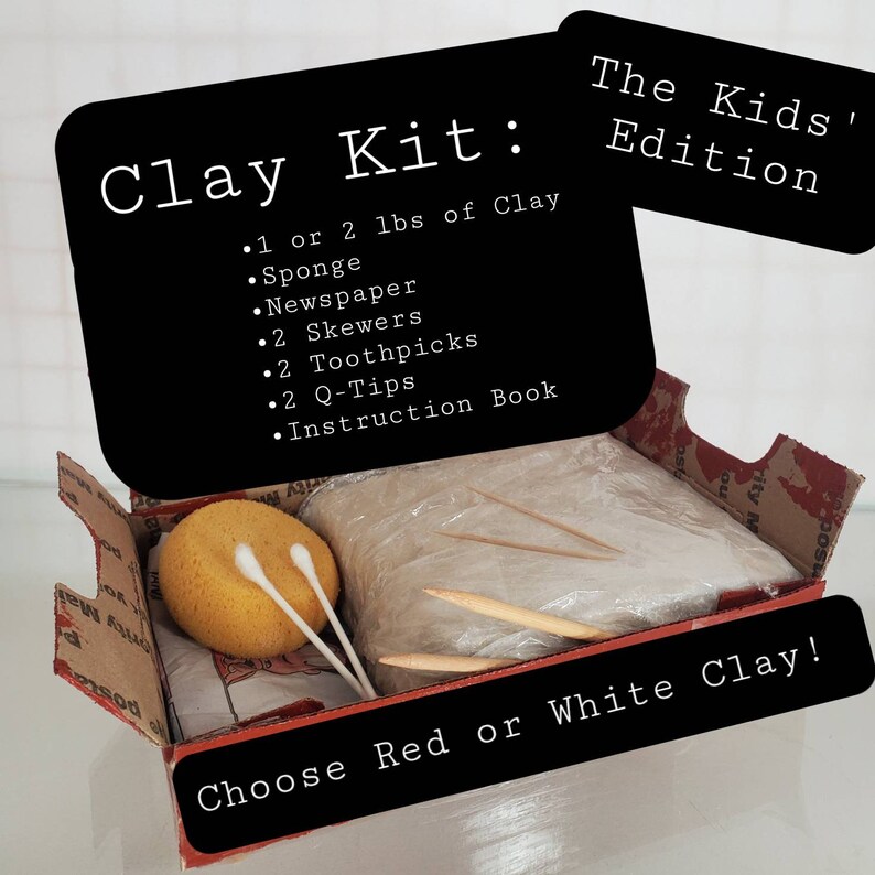 Pottery Kit. Clay Kit. DIY Craft. Take & Make. Making Ceramic Etsy