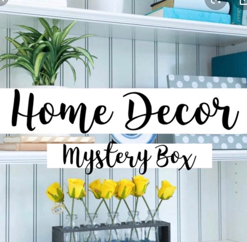 Home & garden Decor mystery box Etsy