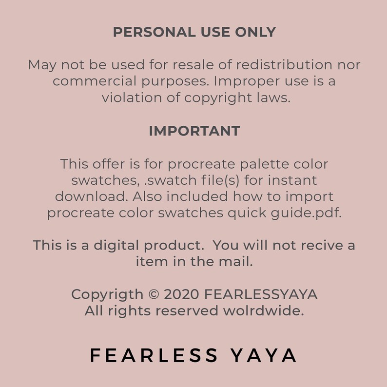 Procreate Color Palettes Mega Bundle Skin Tone Colors 270 ...