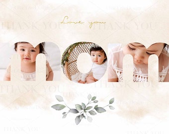 MOTHER'S DAY Digital Photoshop Template, Mother's day, mother's day photography template, mother's day Photoshop template