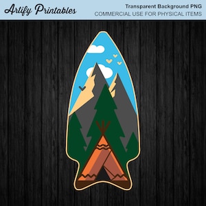 Arrowhead PNG File | Arrowhead Shirt Design | Arrowhead Painting Png Design | Artifacts Mug Design Png | Digital Download Print