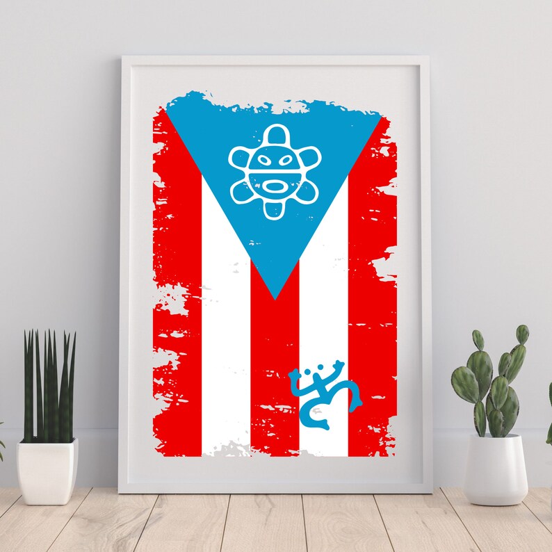 Puerto Rico Wall Art, Puerto Rican Art, Puerto Rico Poster