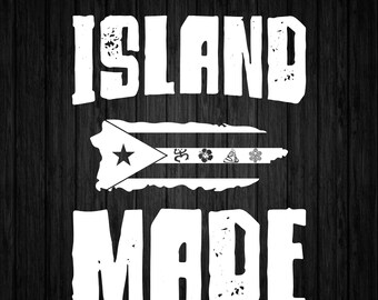 Archivo PNG de Puerto Rico / Diseño Boricua Png / Diseño de camisa puertorriqueña / Diseño de taza hecha en la isla Png / Impresión de descarga digital