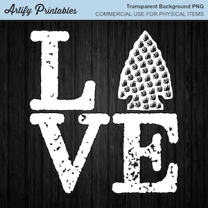 Arrowhead PNG File | Arrowhead Shirt Design | Arrowhead Hunting Love Png Design | Artifacts Mug Design Png | Digital Download Print
