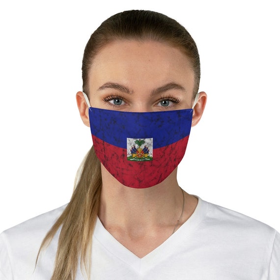 Haiti Flag Mask Haiti Flag Face Mask Haiti Mask Haiti Face | Etsy