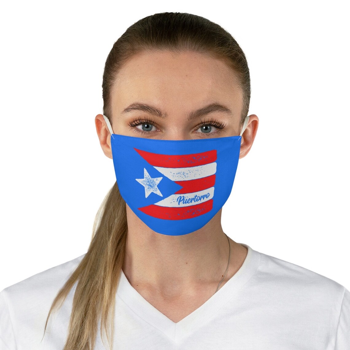 Puerto Rico Flag Face Mask Puerto Rican Mask Puerto Rico Etsy